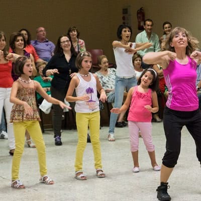 Exhibicición de Baile Fitness en Ricla