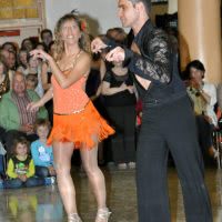 Exhibición de bailes de salon en Calatorao