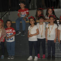 Exhibición de baile moderno infantil de Escuela de Baile el Almacén en el III Certamen de Primavera