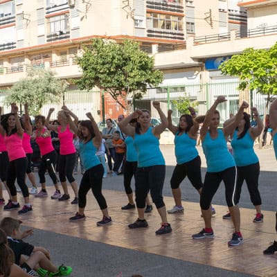 Exhibición de Baile Fitness de la EScuela de Baile el Almacén en Zaragoza