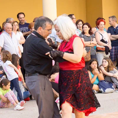 Exhibición de Tango Argentino de Escuela de Baile el Almacén en Zaragoza