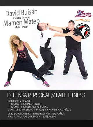 Taller de defensa personal y baile fitness